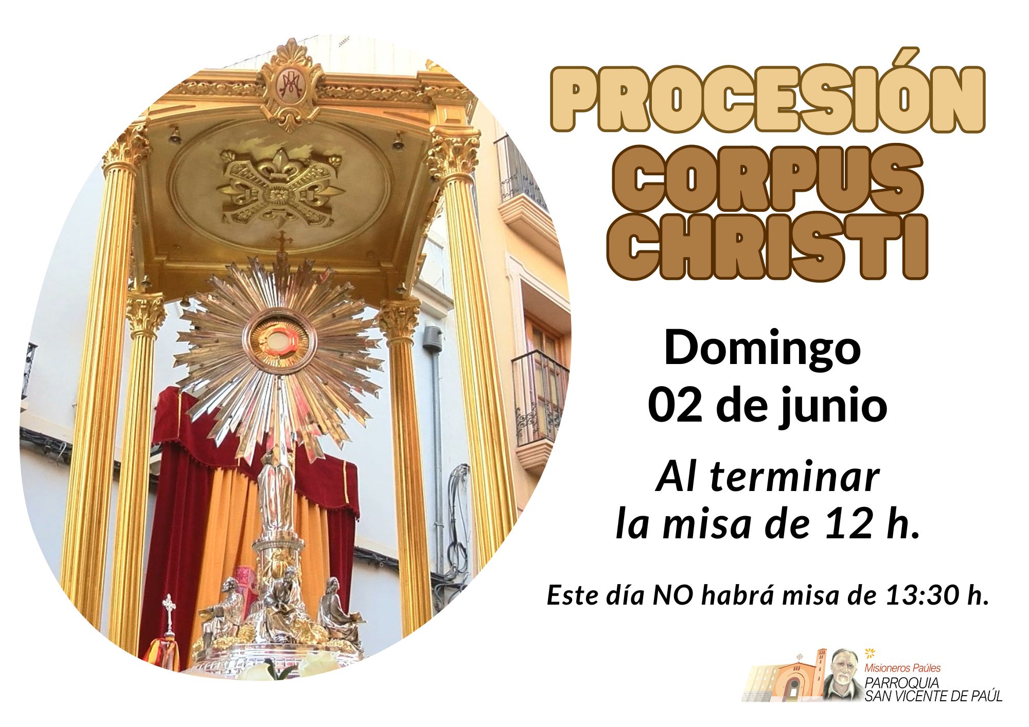 Solemnidad del Corpus Christi - Parroquia San Vicente de Paúl